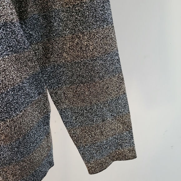 Reiss Josephine Lurex Metallic Tonal Striped Pull Over Women's Jumper Sweater S - Picture 9 of 12